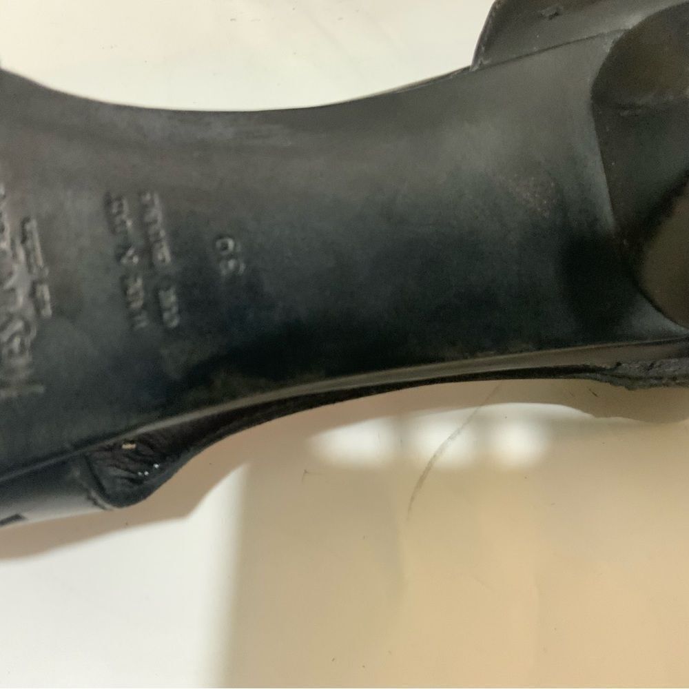 Saint Laurent black Perforated Leather D'orsay Pumps Size 39 - Picture 10 of 15